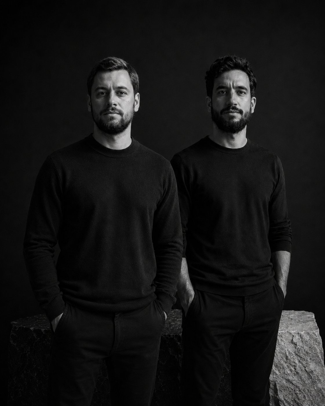 Os Dois Andrés · André Gonçalves (Chaves) e Luís André Xisto Soares (Rio Maior), fundadores da AQVAE SALIS